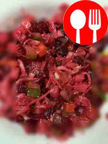 Винегрет с маринованными огурцами