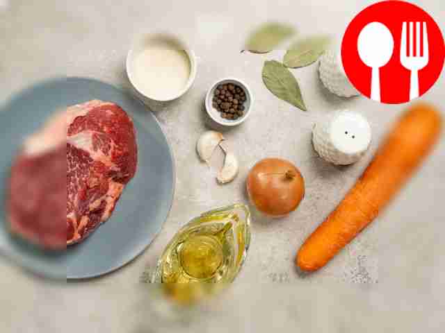 Wash the meat and cut into 3x3 cm cubes. Peel...