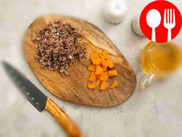 Prepare broth, meat and carrots. Remove the...