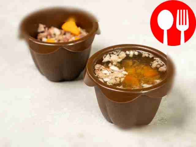 Finish cooking. Place carrots and meat in a...