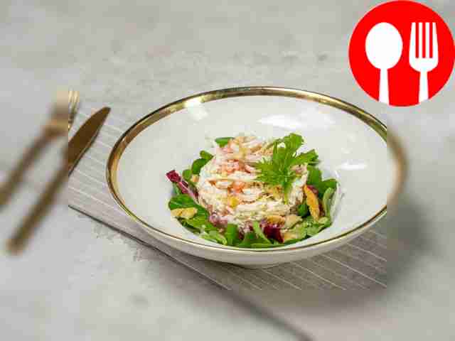 Рыбный салат на праздник