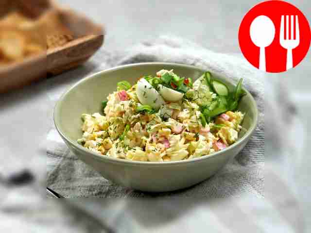 Салат на рыбный стол