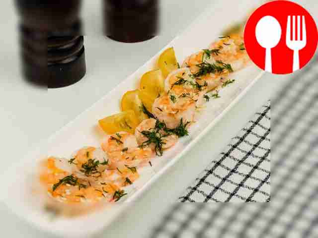 Креветки на гриле Grilled shrimp