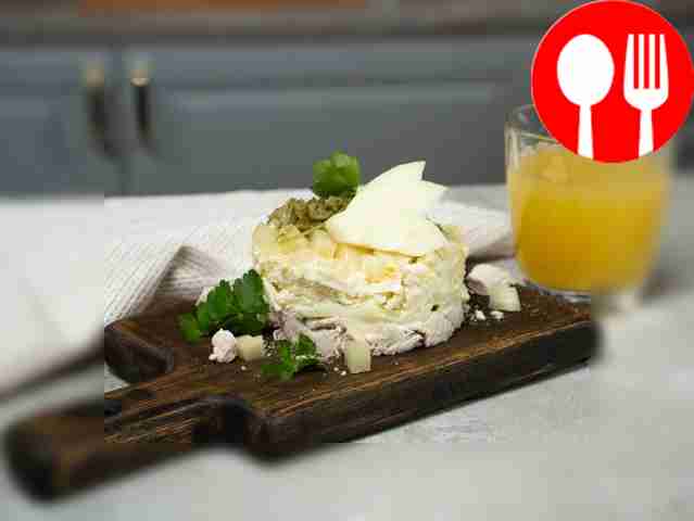 Салат «Нежность» слоями