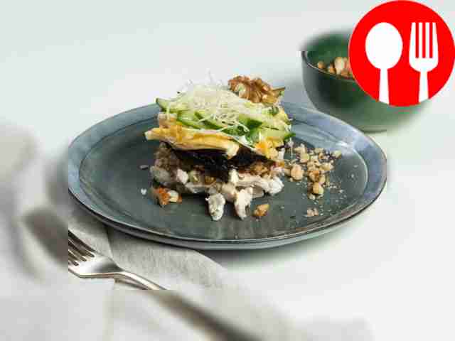 Салат «Нежность» с грецким орехом