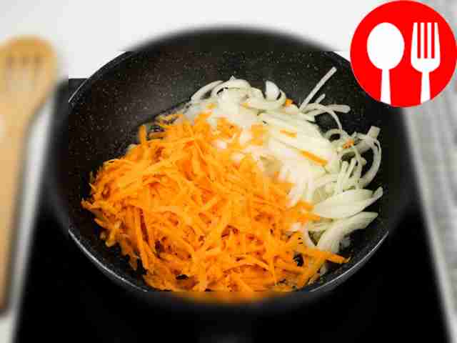 Add onions and carrots, simmer until tender.