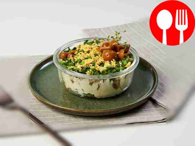 Салат «Грибная поляна», закуска для застолья