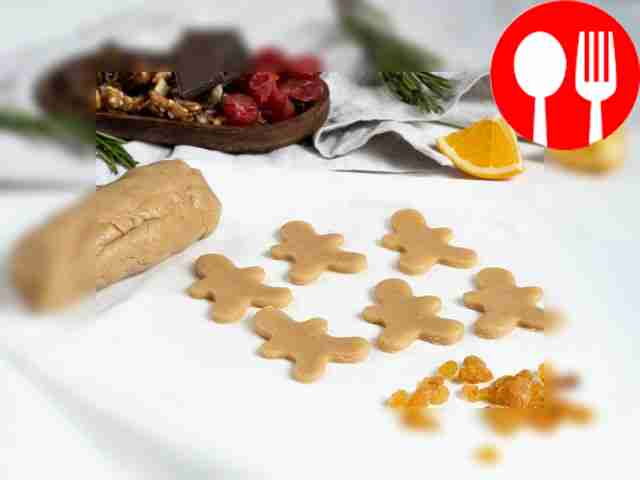 Тесто для имбирных пряников с медом и корицей