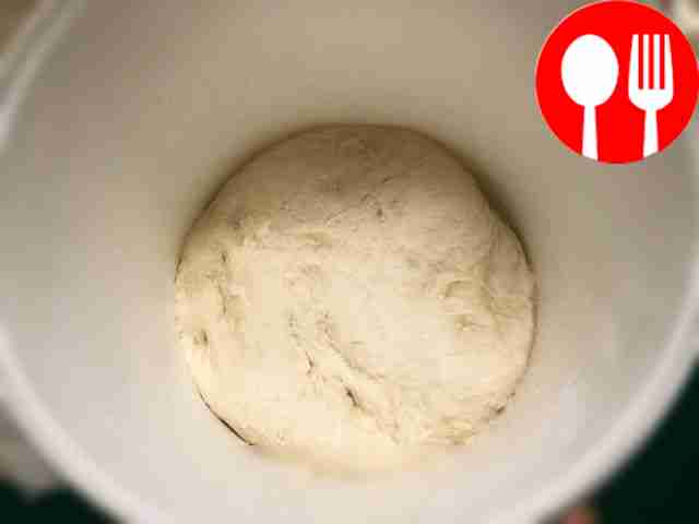 Knead the dough from flour, water, butter,...