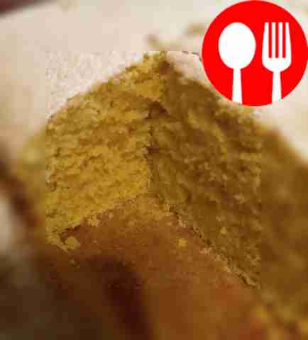 Манник на простокваше с куркумой