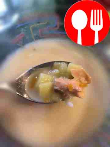 Супчик «Сливочный лосось»