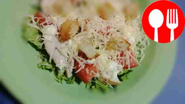 Салат «Цезарь» с курицей