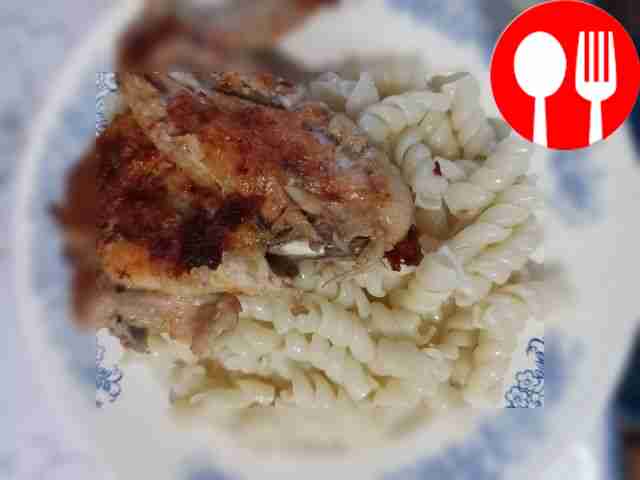 Жареная курочка с приправами