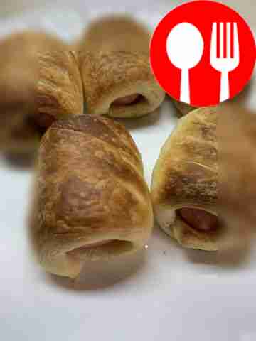 Любимые сосиски в слоеном тесте Favorite sausages in puff pastry