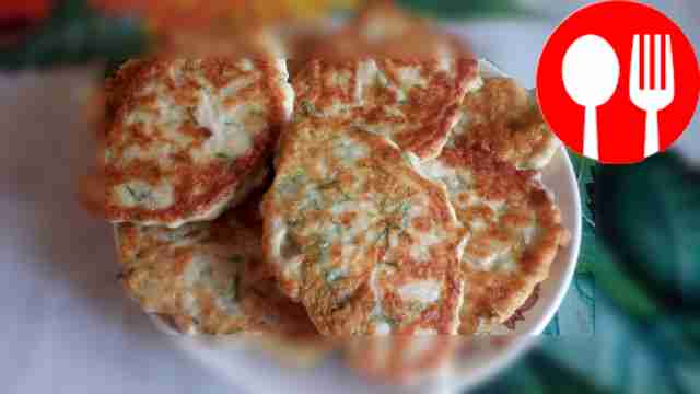 Chicken fillet pancakes