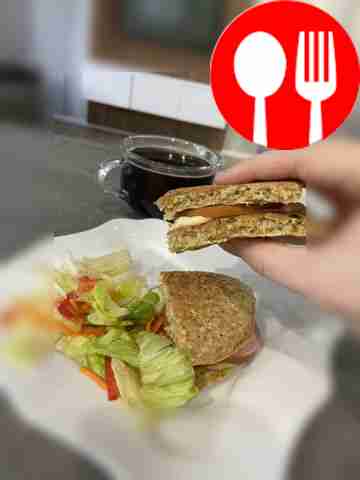 Овсяноблин с сыром на завтрак