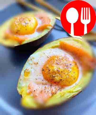 Завтрак с авокадо