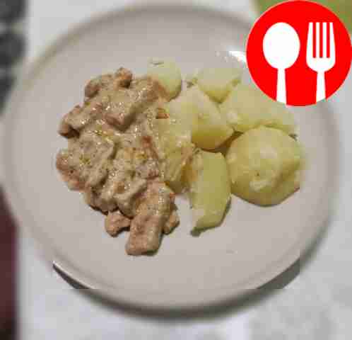 Fragrant beef stroganoff