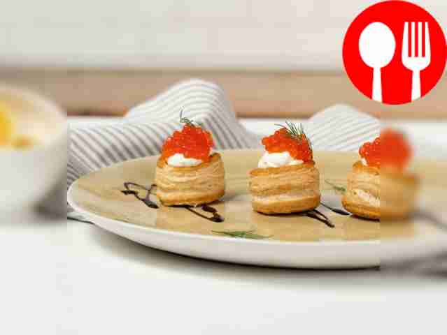 Homemade vol-au-vent dough