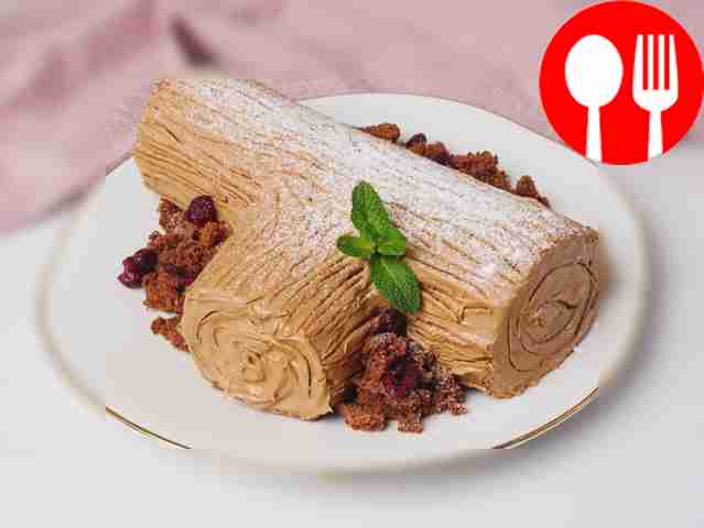 Рулет «Рождественское полено»