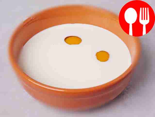 Whisk milk, cream and eggs in a bowl. Next add...