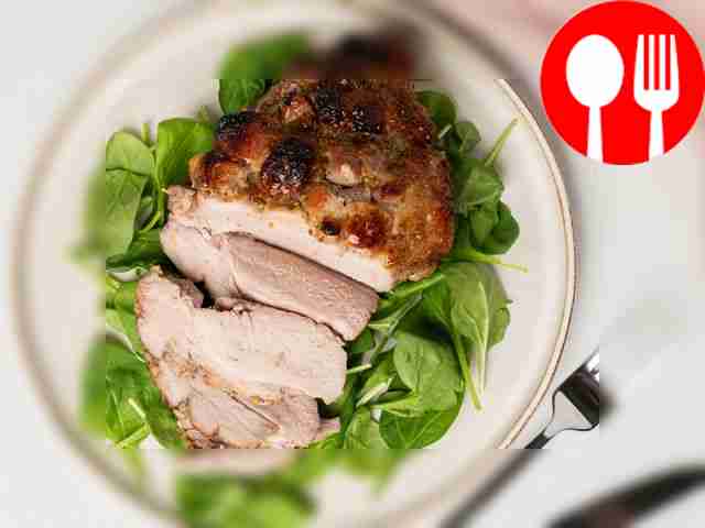 Запеченная свинина в медовой глазури