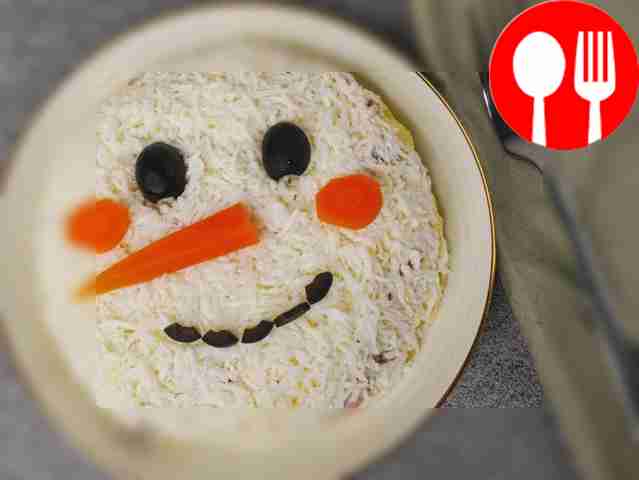 Салат «Снеговик»