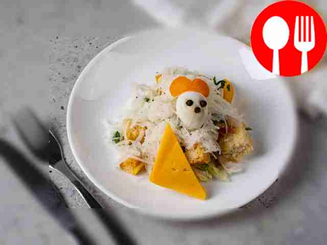 Салат «Мышки на снегу»