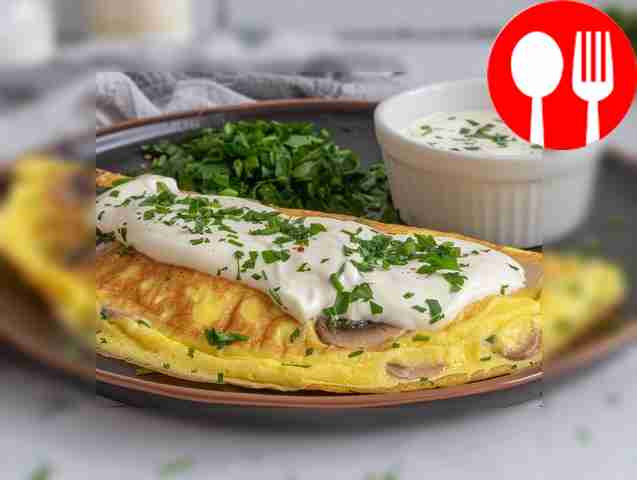 Полезный омлет на завтрак