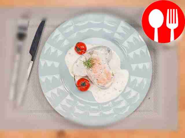 Форель в сливочном соусе