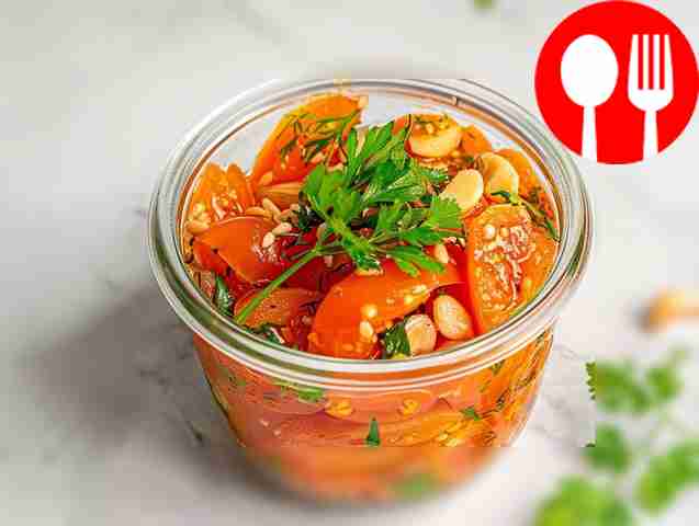 Домашние малосольные помидоры