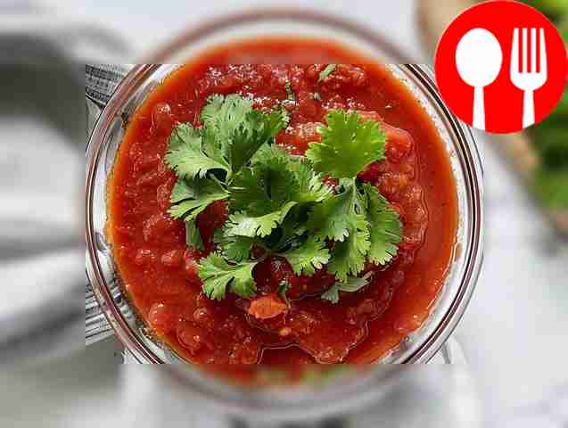 Spicy tomato sauce with garlic