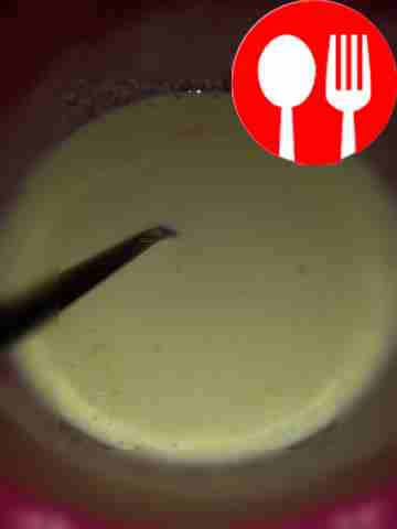 Размешайте до получения однородной массы.