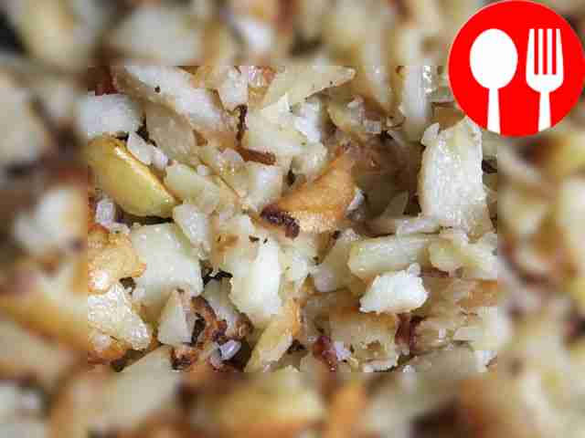 Жареная картошечка с хрустящей корочкой Fried potatoes with crispy crust