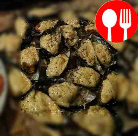 Мидии под сырной шапкой с чесноком