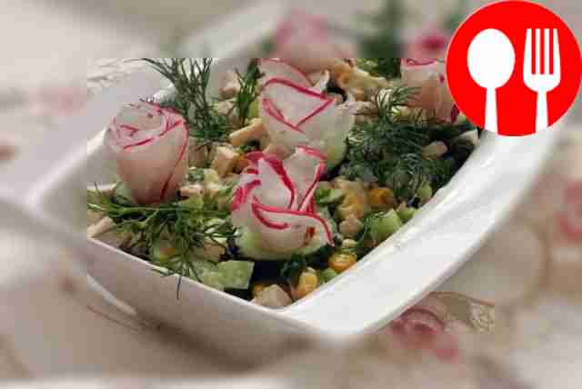 Салат «Вкусняшка» со вкусной заправкой