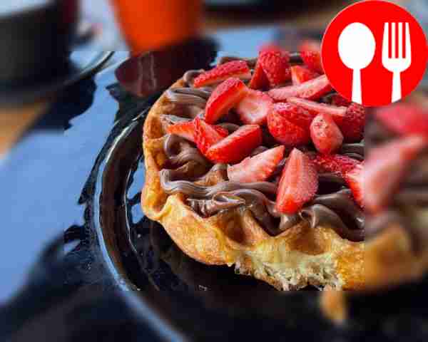 Sweet waffles with a delicate taste