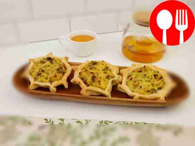 Shangi with mushrooms and potatoes