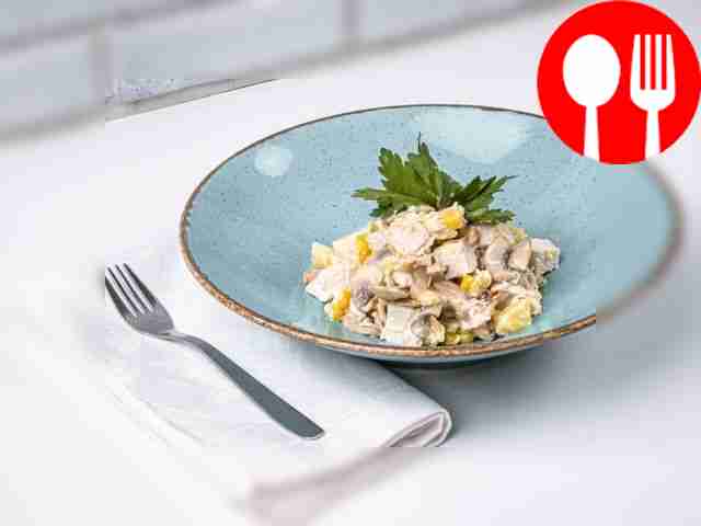 Chicken and pineapple salad