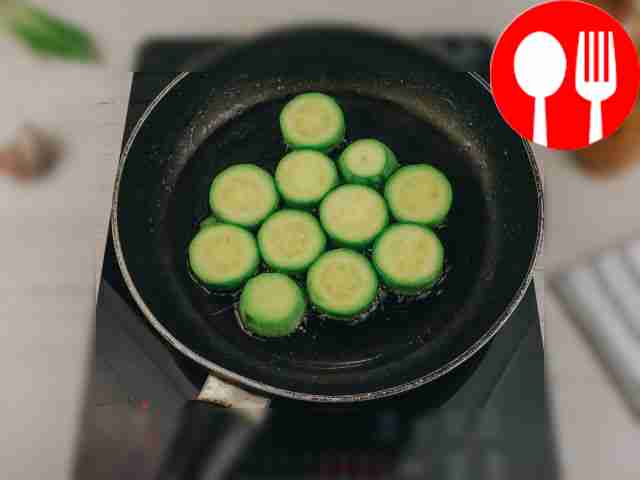 Heat a frying pan with vegetable oil. Fry the...
