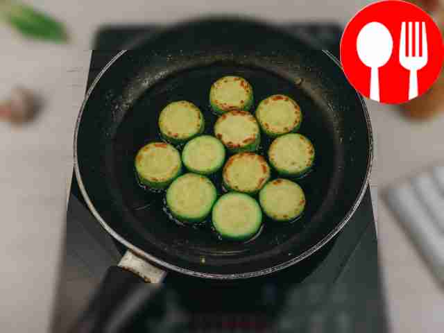 Salt and pepper the zucchini to taste.