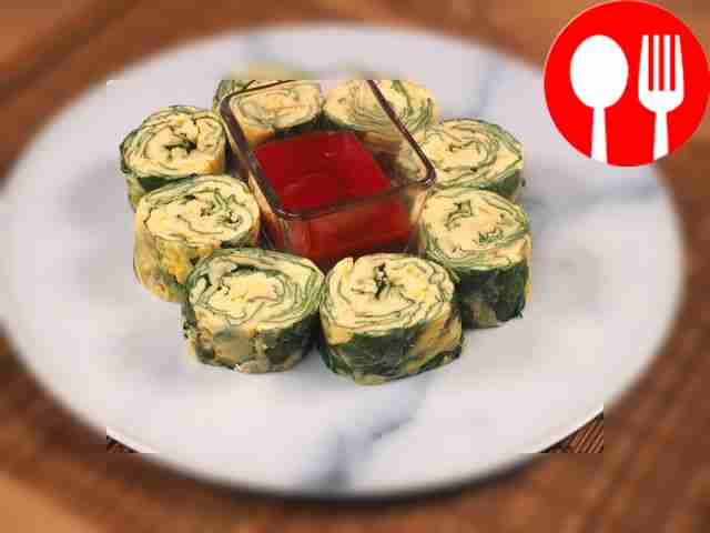 Рулет из яиц