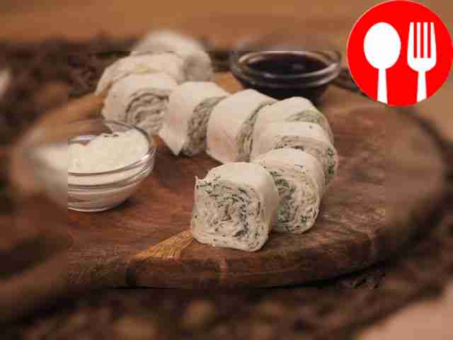 Рулет с зеленью