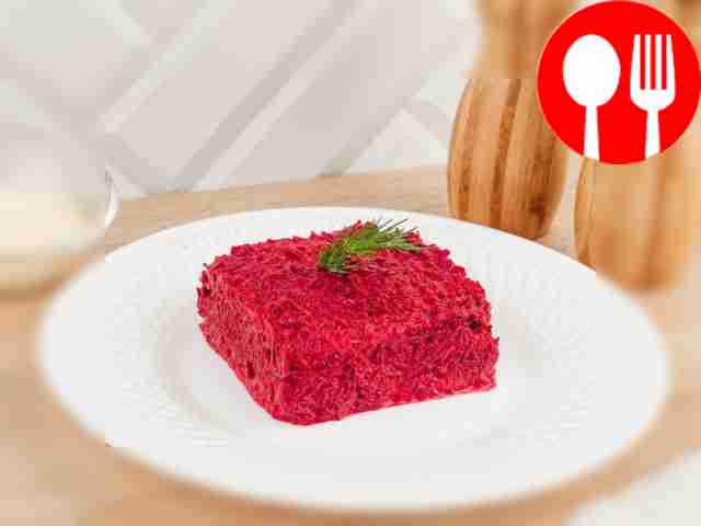 Салат из свеклы с майонезом
