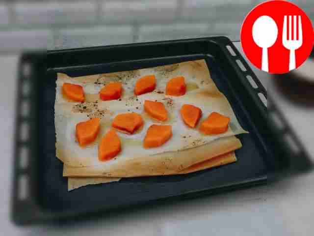 Bake the pumpkin until done, 5-7 minutes.