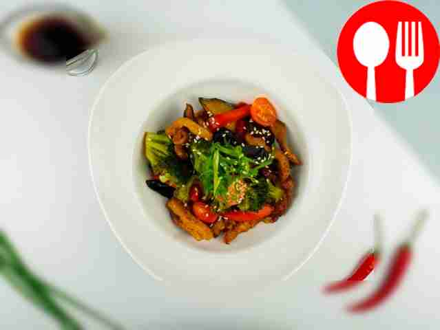 Стир-фрай со свининой