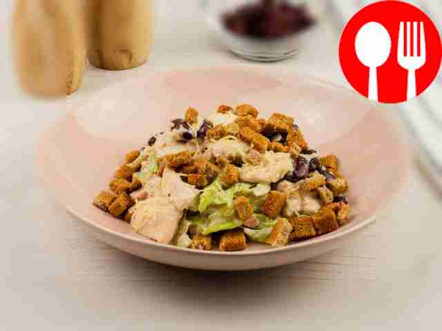 The salad is perfect for both a simple family...