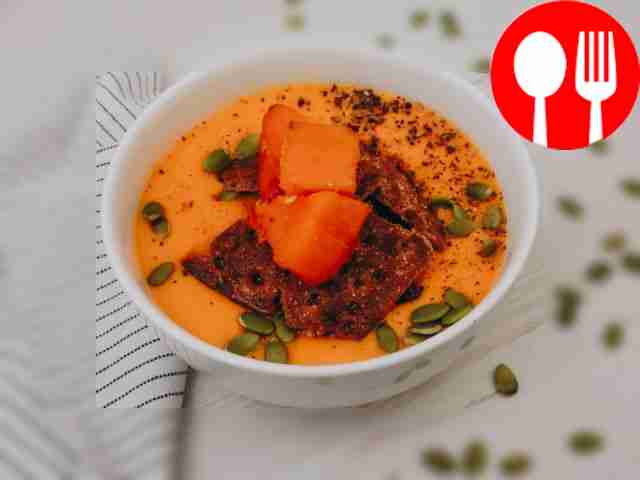 Creamy pumpkin soup