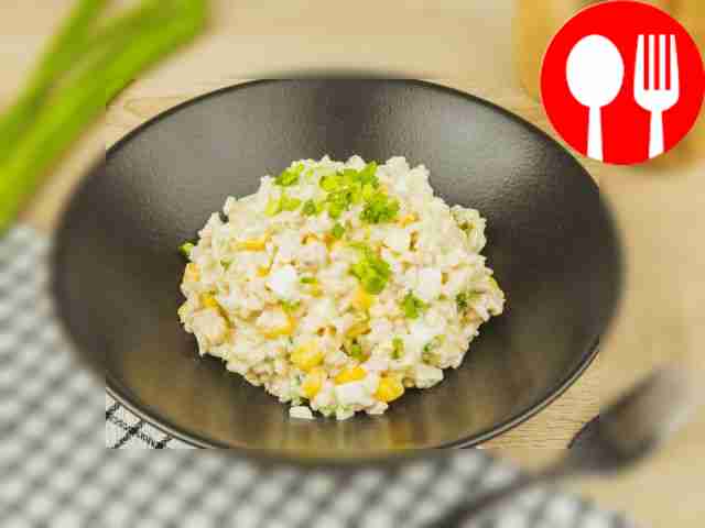 Салат с тунцом и рисом