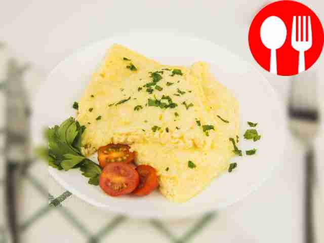 Омлет с моцареллой
